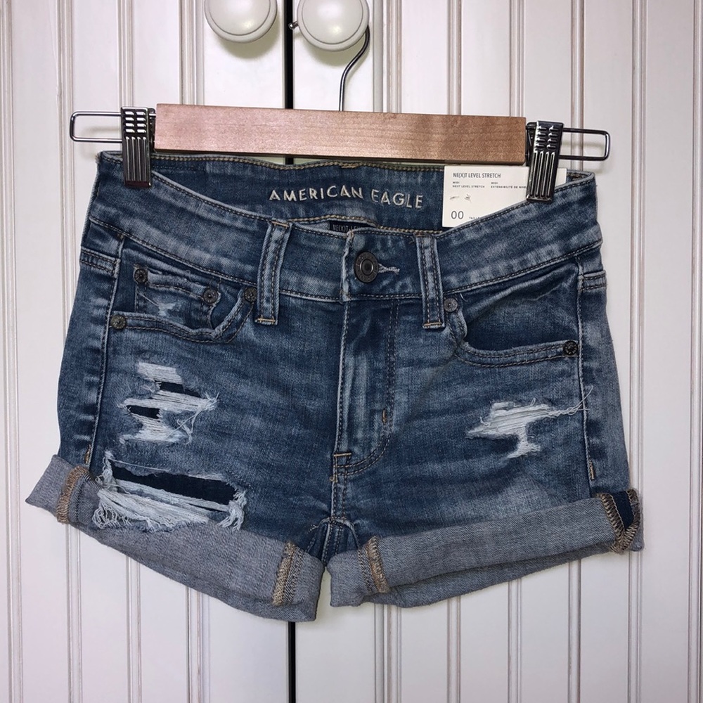Light was jean shorts brand new